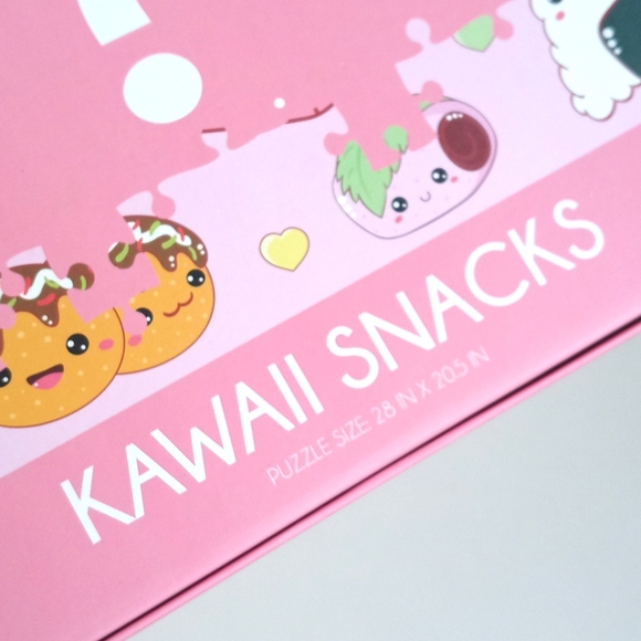Kawaii Snacks Mystery 1000 Pieces Puzzle (Puzzle Size 28" x 20.5") Ages 12+ - Picture 9 of 16